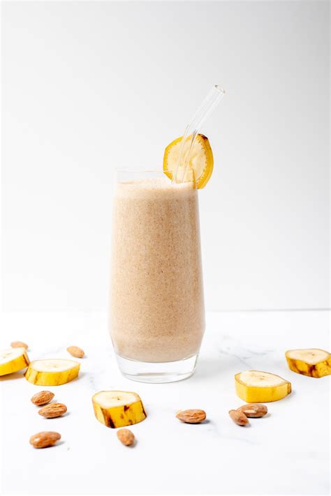 5 Minute Banana Almond Milk Smoothie Real Food Whole Life