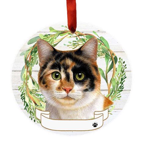 Calico Cat Ornament Personalized Free Callisters Christmas