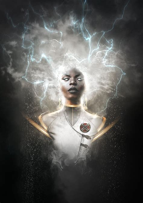 Bosslogic On Twitter The Amazing Michaelbroussardart Did A Concept Of Storm Where He Made Her