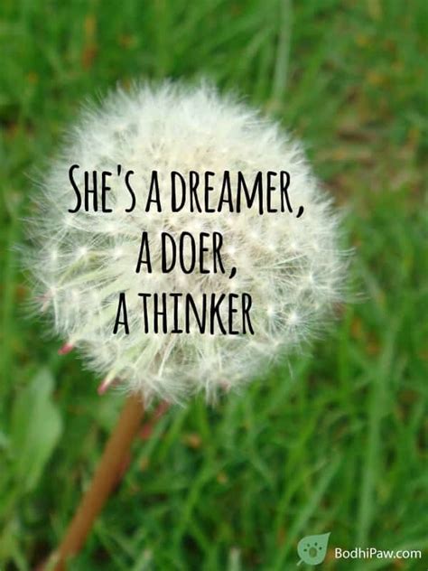 Shes A Dreamer A Doer And A Thinker Inspirational Quote For Her
