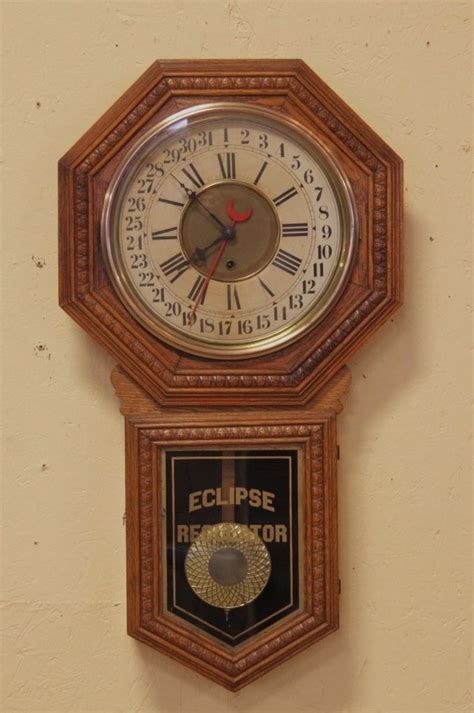 Oak Sessions Eclipse Regulator Calendar Clock