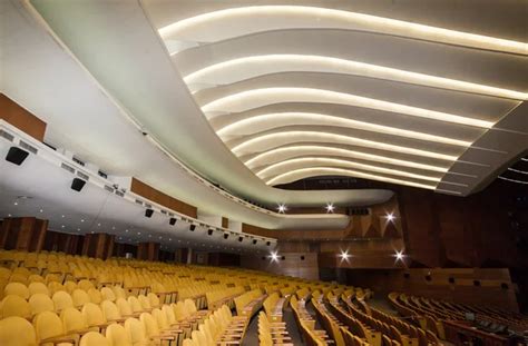 Interior Of The Modern Theater Built In 3d Stock Photo By ©wassiliy