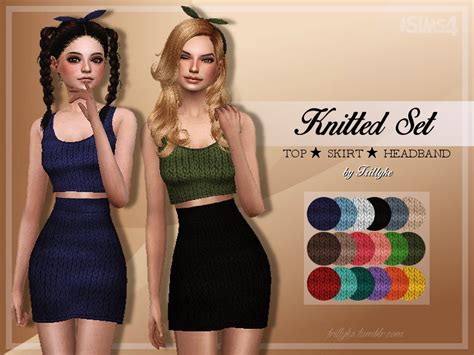 the sims resource trillyke knitted set