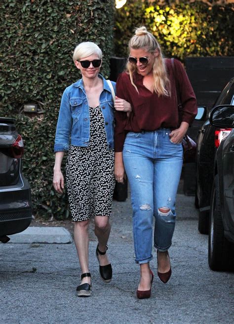 Michelle Williams And Busy Philipps Out In Beverly Hills 11152016