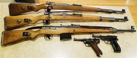 The German Weapons In My Collection All Are Matching Examples From