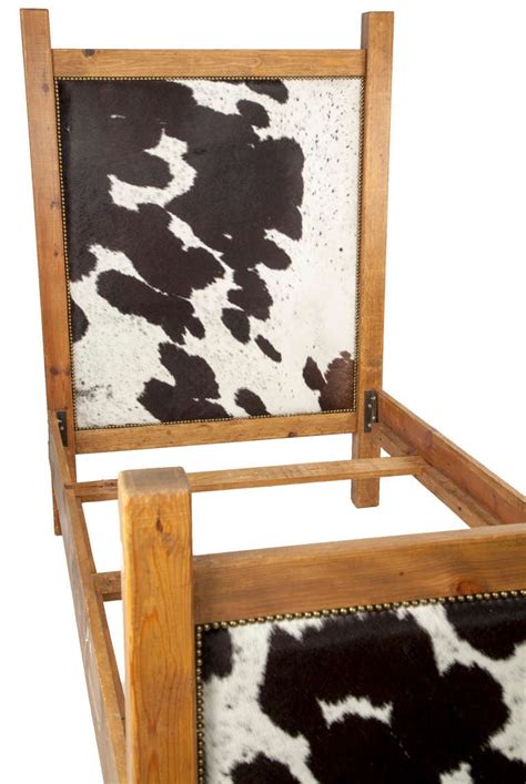 Cheap beds, buy quality furniture directly from china suppliers:italian bed frame king size lenny plus wooden king size bed frame bed queen bed travel bed frame au bed child bed frame queen. Black and White Cowhide Twin Bed Frame For Sale at 1stdibs