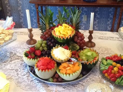 I Made This Fruit Cascade For A Brunch Fruit Displays Food Display