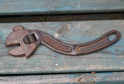 Vintage Wrench Westcott 12 Monkey Wrench Adjustable
