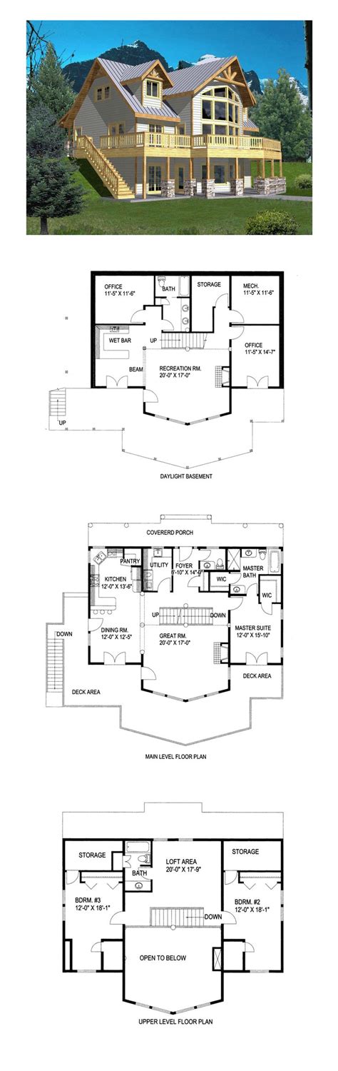 49 Best Hillside Home Plans Images On Pinterest House Floor Plans
