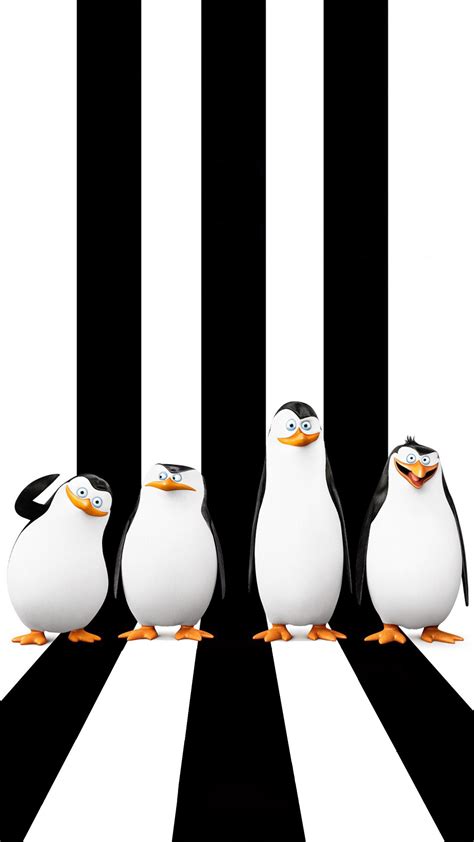 Ultra Hd Penguins Cartoon Wallpaper For Your Mobile Phone
