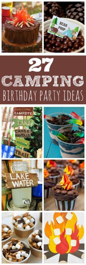 27 Camping Birthday Party Ideas Pretty My Party