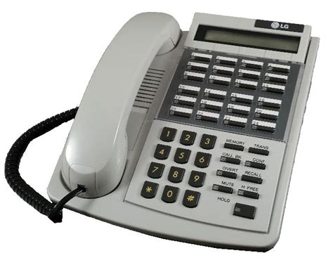 Lg Goldstar Gsx 33 Button Telephone White S30058 S5806 A1
