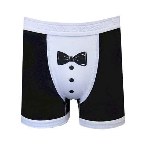 This Tuxedo Boxer Brief Is A Must Have For Gentlemen Dress Up From