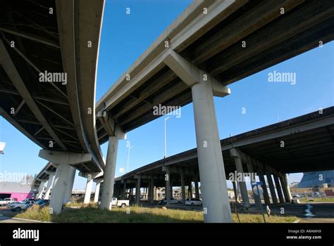 Interstate Highway Overpass New Orleans Louisiana Usa Stock Photo Alamy
