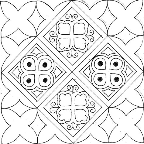 Kumpulan Contoh Gambar Sketsa Batik - Informasi Masa Kini