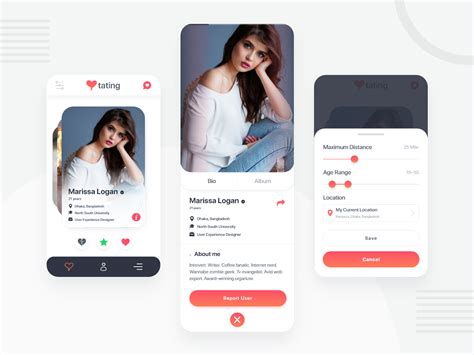 Dating App Design Concept Uplabs