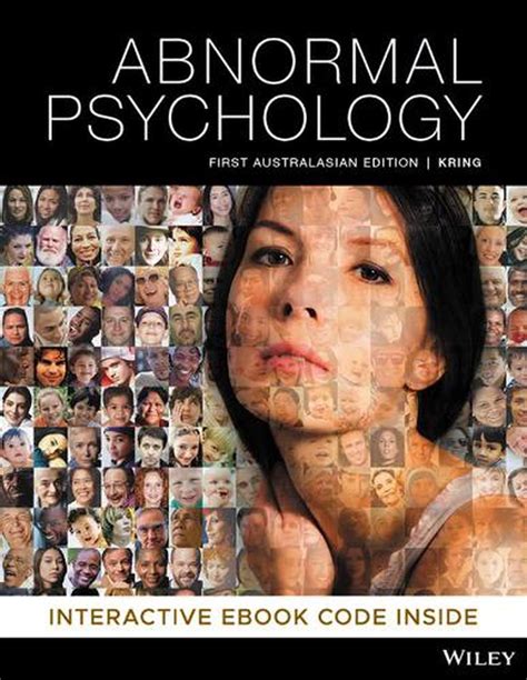 Abnormal Psychology 1st Edition By Ann M Kring Paperback