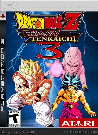 By rasengan_boi 35 on february 26th, 2009. Dragon Ball Z: Budokai Tenkaichi 3 PlayStation 3 Box Art Cover by vjmaster90