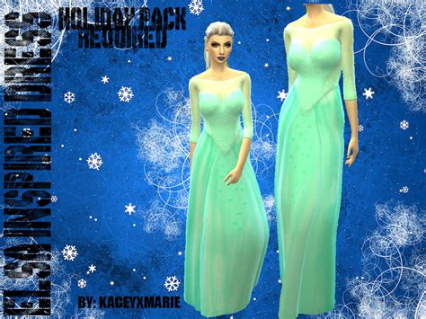 The Sims Resource Elsa Dress Holiday Celebration Needed
