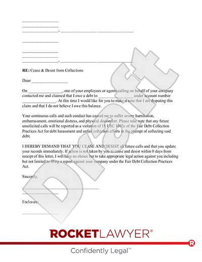 free cease and desist letter template and faqs rocket lawyer