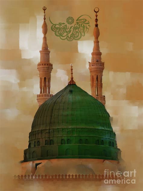 Al Masjid An Nabawi Painting By Gull G Pixels
