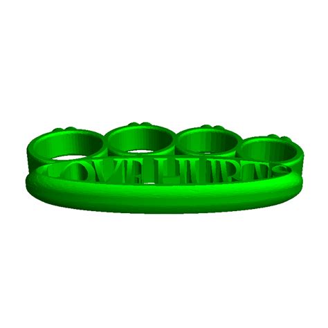 Knuckle Duster 1 3d Models Download Creality Cloud
