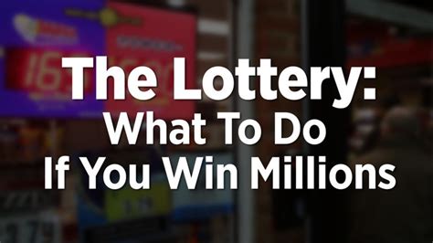 Expert Tips On What To Do After Winning The Lottery The Ottawa Star