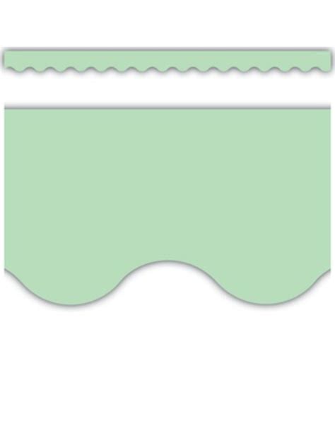 Scalloped Border Trim Mint Green Tools 4 Teaching