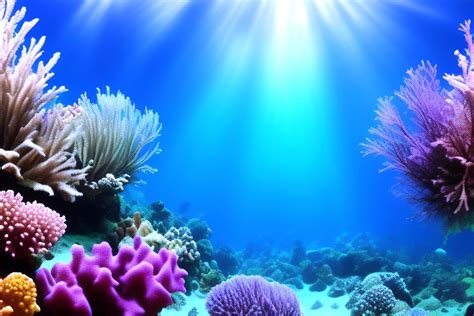 underwater scene ocean coral reef underwater sea world under water background 16559062 stock