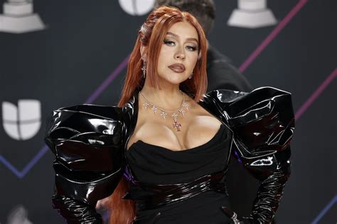 Christina Aguilera Wore Custom Vivienne Westwood 2021 Latin Grammy Awards