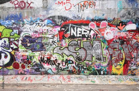 Graffiti Wall Stock Photo Adobe Stock