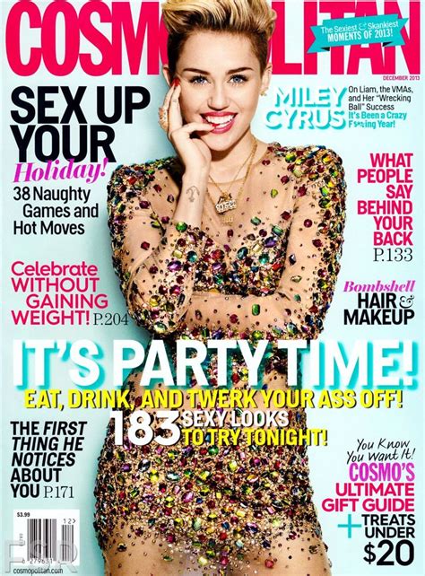 Miley Cyrus En La Portada De La Revista Cosmopolitan Usa Mes De