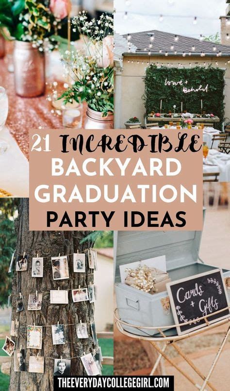 21 Best Backyard Graduation Party Ideas Your Guests Will Love Backyard Graduation Party High