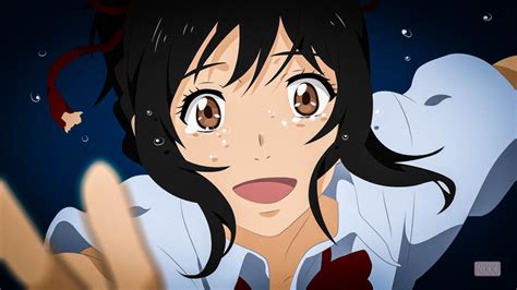 K Miyamizu Mitsuha Mitsuha Miyamizu Artwork Anime Girls D Kimi No Na Wa Anime