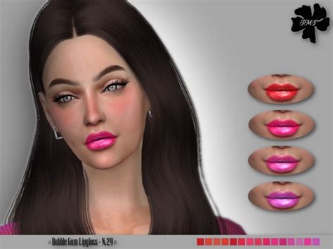 Imf Bubble Gum Lipgloss N29 By Izziemcfire At Tsr Sims 4 Updates