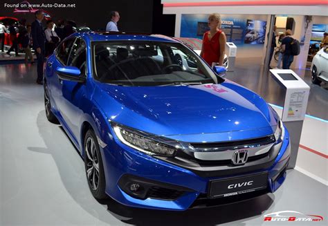2016 Honda Civic X Sedan 2 0 158 Hp Technical Specs Data Fuel