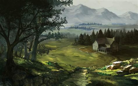 Farm Land By Jbrown67 On Deviantart Fantasy Landscape Fantasy