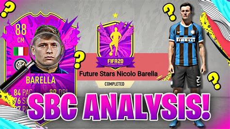 Nicolò barella fifa 20 • future stars sbc prices and rating. FIFA 20 - FUTURE STARS NICOLO BARELLA (88) SBC ANALYSIS ...