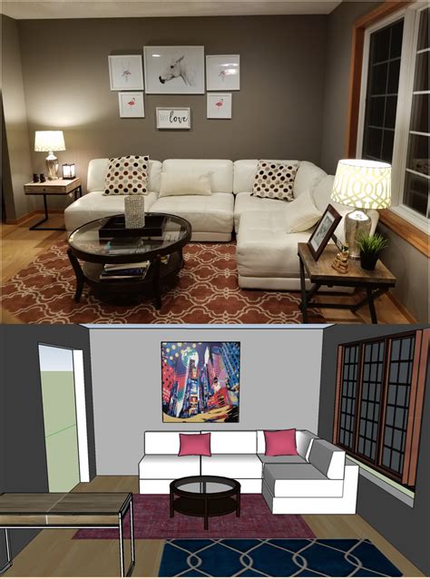 Living Room Model Design Using Sketchup Interior Design Living Room