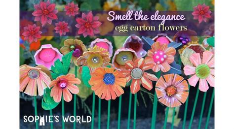 8 Egg Carton Flower Crafts Diy Thought Elegant Egg Carton Flowers