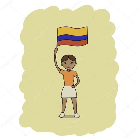 Bandera De Colombia — Archivo Imágenes Vectoriales © Bolkins 50962755