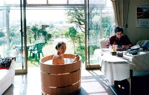 Japanese bathtubs offer a unique bathing experience in therapeutic hot water. JAPANESE WOODEN OFURO TUB (With images) | Japanese soaking ...
