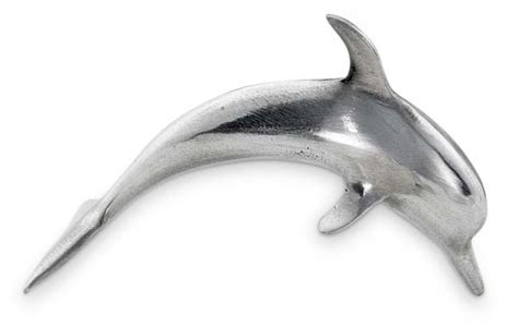 Large Dolphin Figurine Gibson Pewter