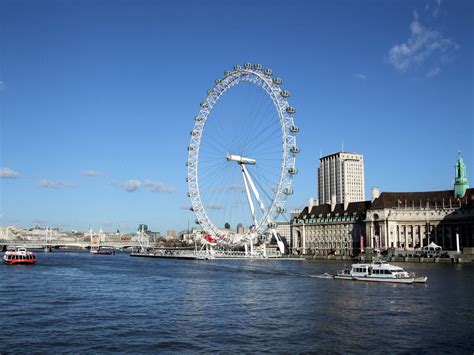 You can download free photos and use where you want. The London Eye. | The London Eye stands 135 metres (443 ft ...