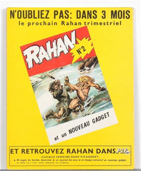 Rahan Le Coutelas d ivoire édition originale de 1972 avec le gadget