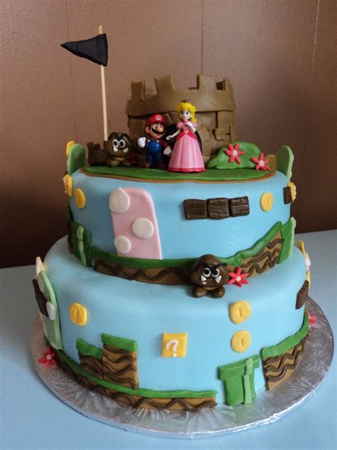 Or, try one of our special edition cakes with inspired flavors like creamy cookies or our featured cake of the month. Super Mario Birthday Cake - CakeCentral.com