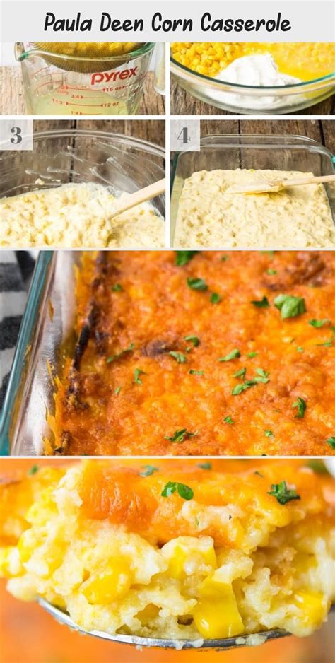 Make it up to two days ahead of time before baking! Paula Deen Corn Casserole | Corn casserole paula deen ...