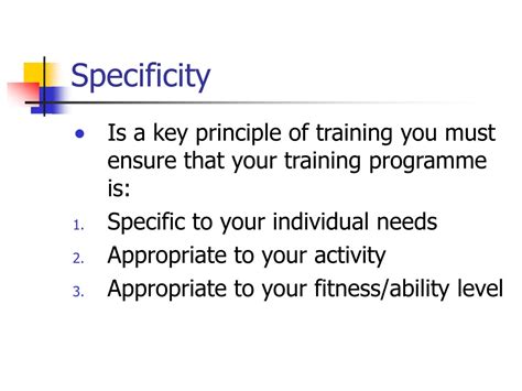 Ppt National 5 Physical Education Principles Of Training Powerpoint