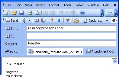 Resume format pick the right emailing a resume to a prospective employer instead of applying via job board application forms might just do the trick. Jobs on Email