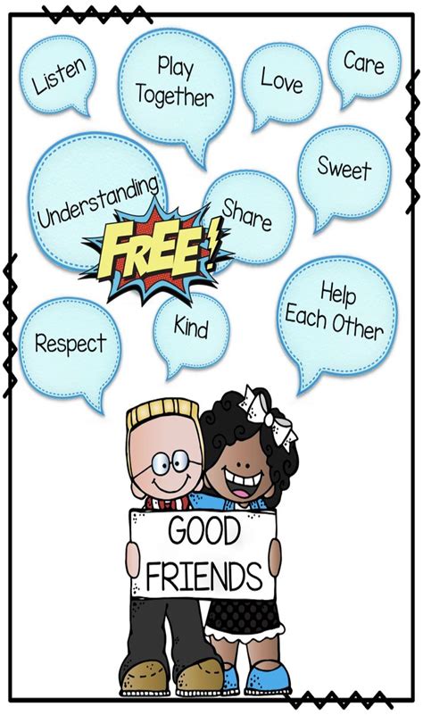 A Poster With Two People Holding Up Speech Bubbles